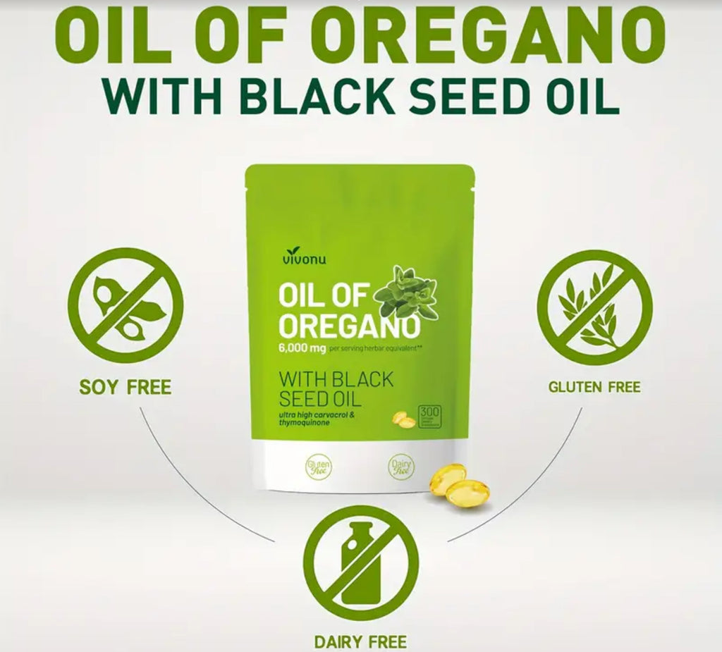Oil of Oregano with Black Seed Oil – 6,000mg Strength