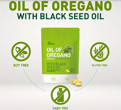 Oil of Oregano with Black Seed Oil – 6,000mg Strength